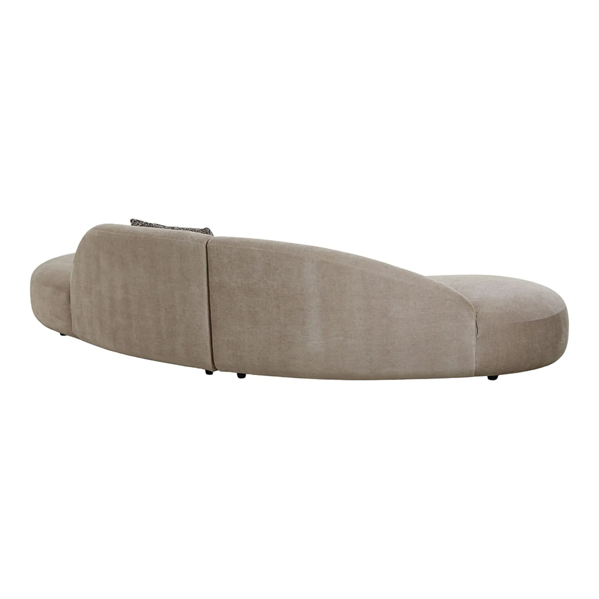 Venice 4-Seater Curved Sofa - Natural, Fabric