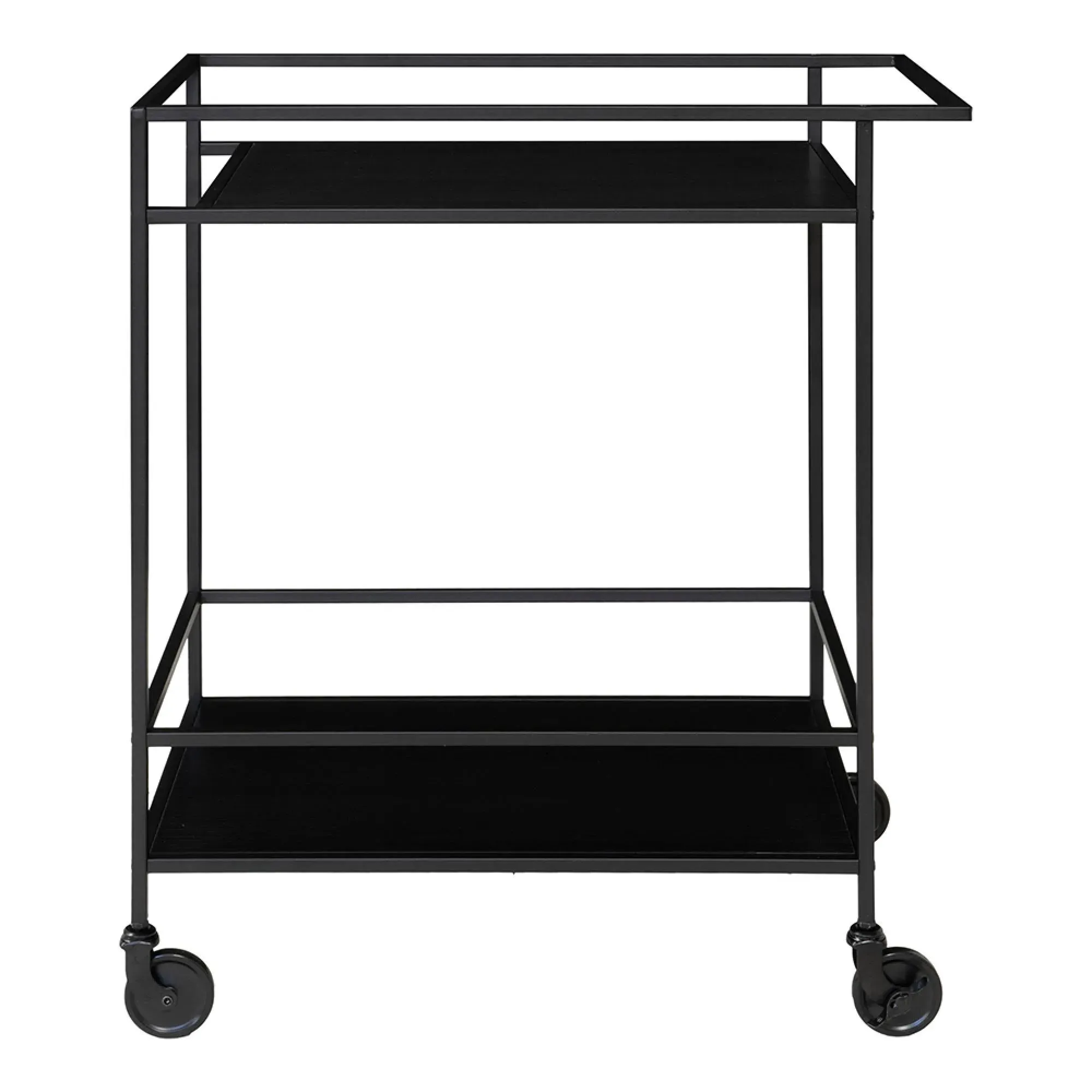 Vita Bar Trolley - Black, Melamine