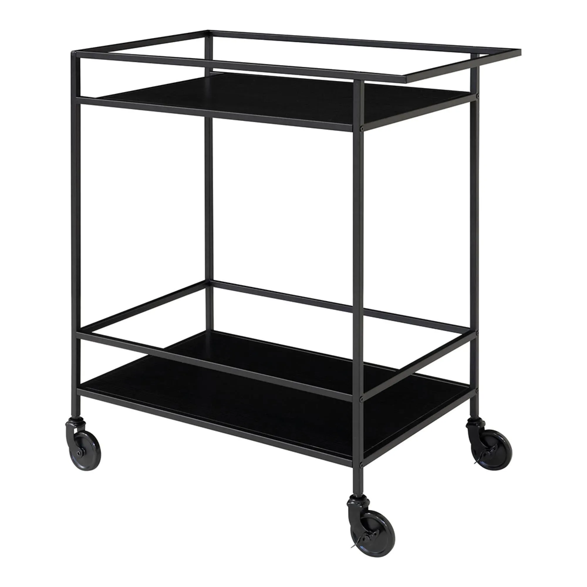 Vita Bar Trolley - Black, Melamine