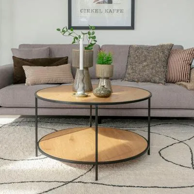 Vita Round Coffee Table - Natural, Wood
