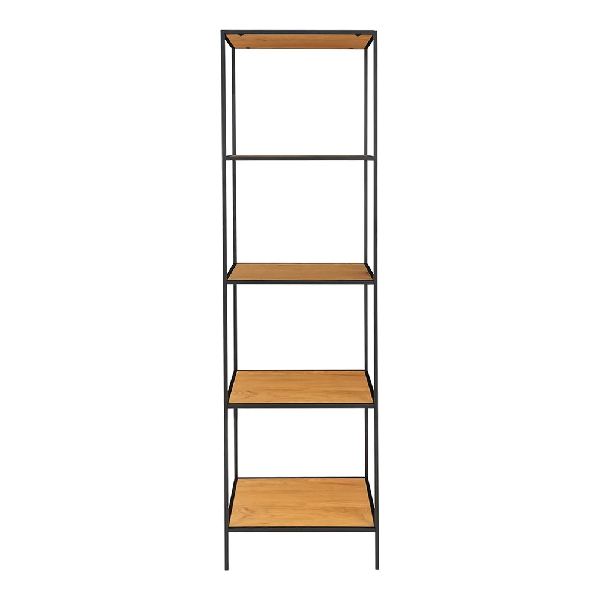 Vita Tall Open Shelving Unit - Natural Wood
