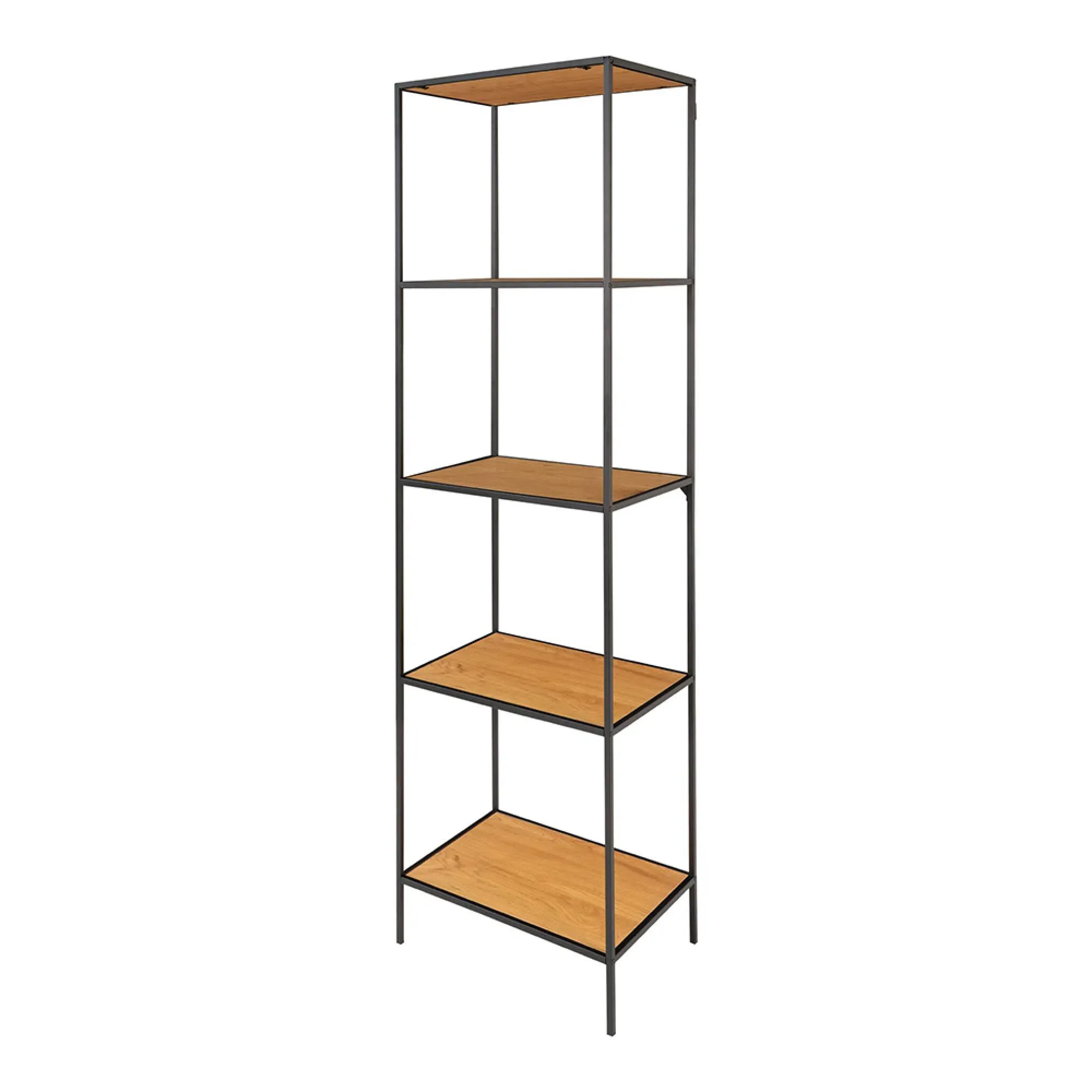 Vita Tall Open Shelving Unit - Natural Wood