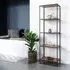 Vita Tall Open Shelving Unit - Natural Wood