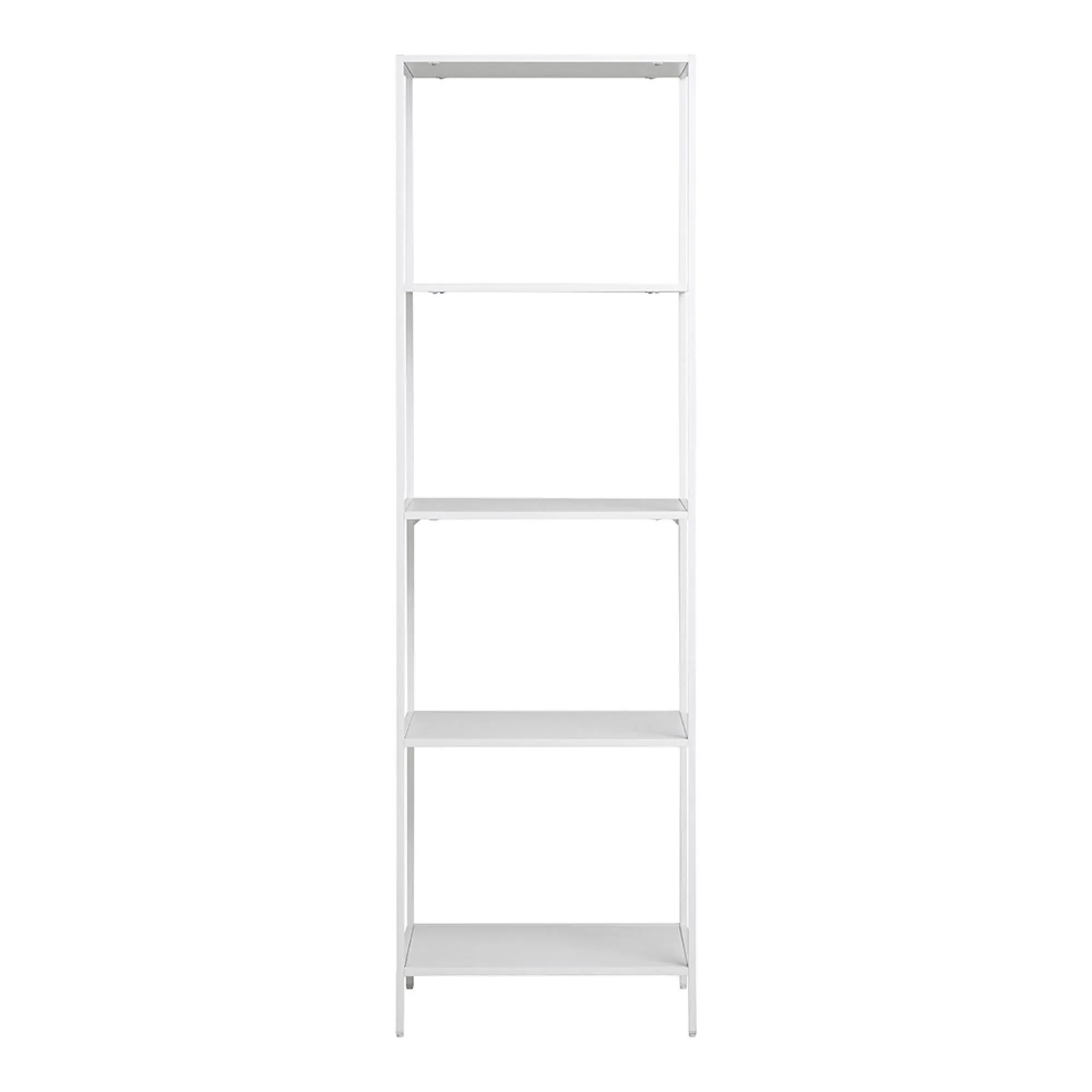 Vita Tall Open Shelving Unit - White, Melamine