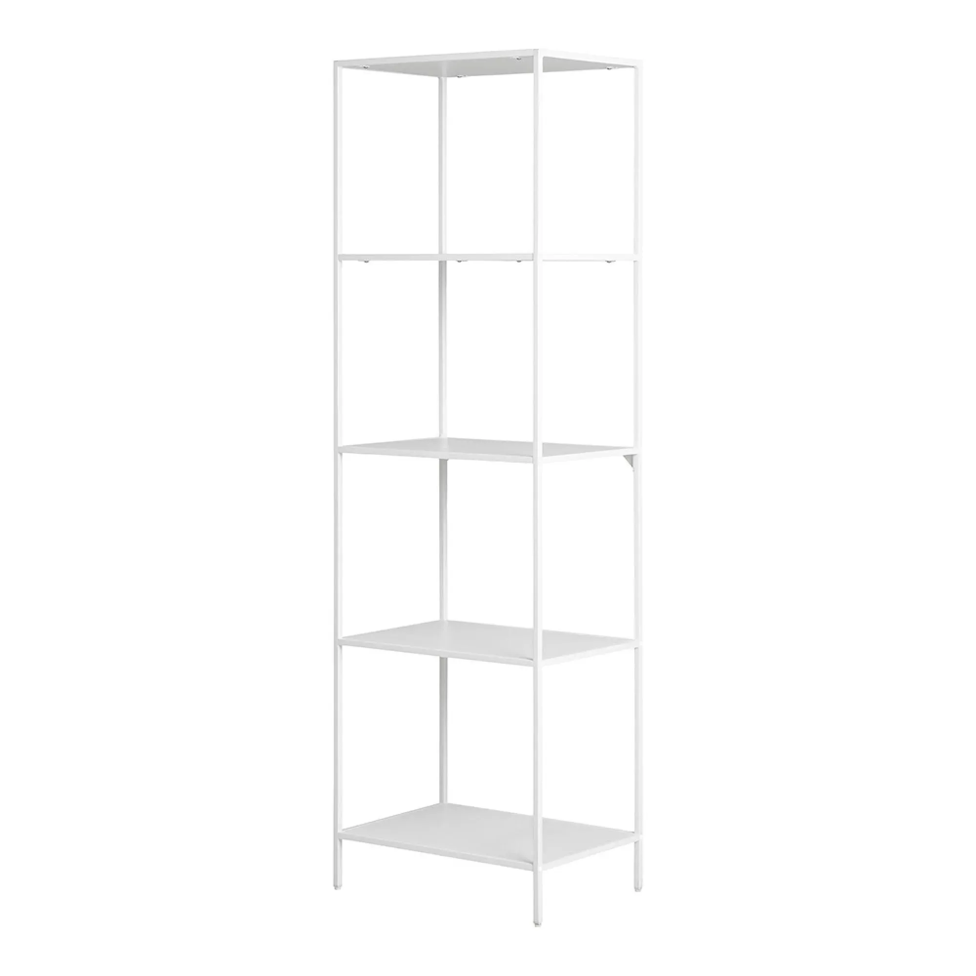 Vita Tall Open Shelving Unit - White, Melamine