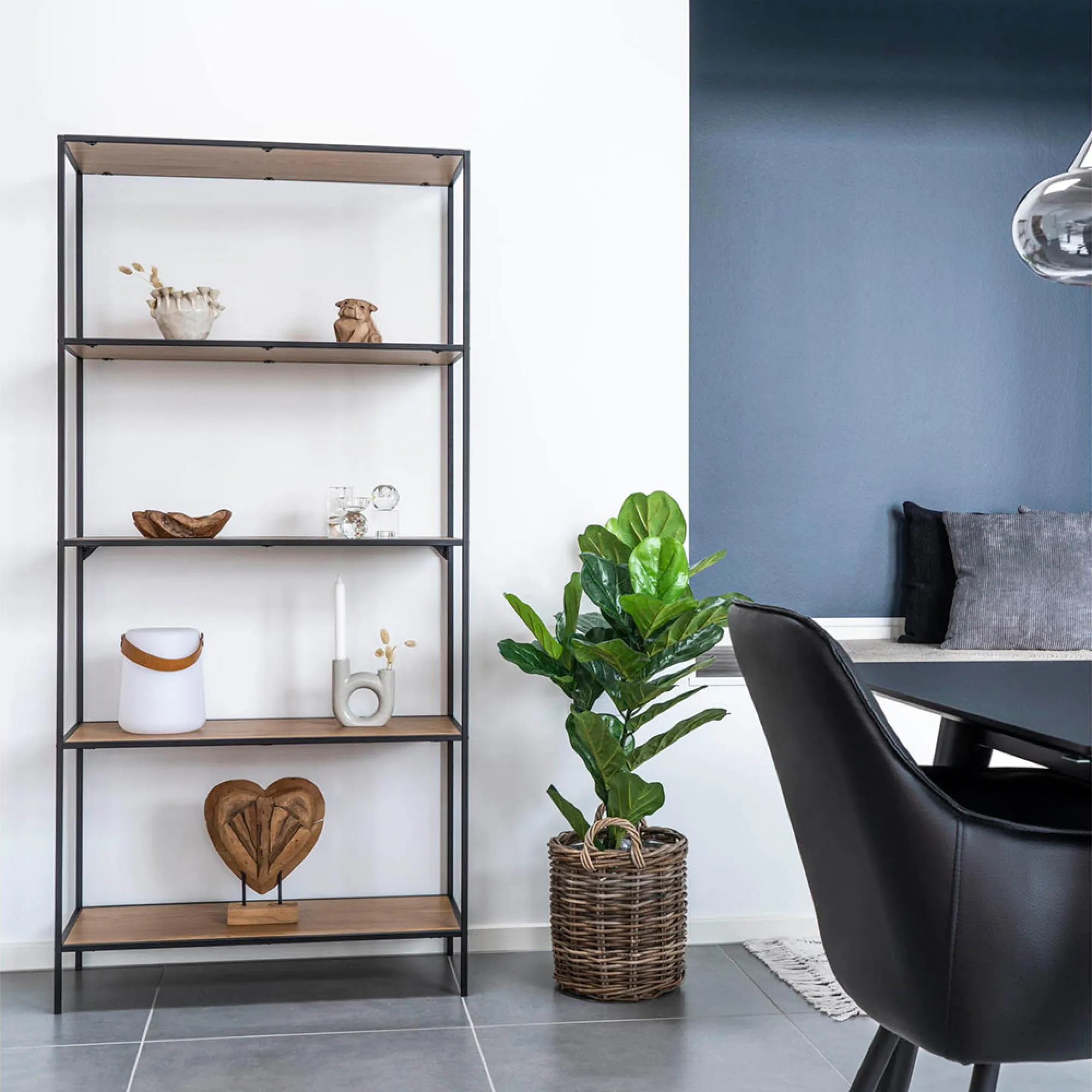 Vita Wide Open Shelving Unit - Natural, Wood