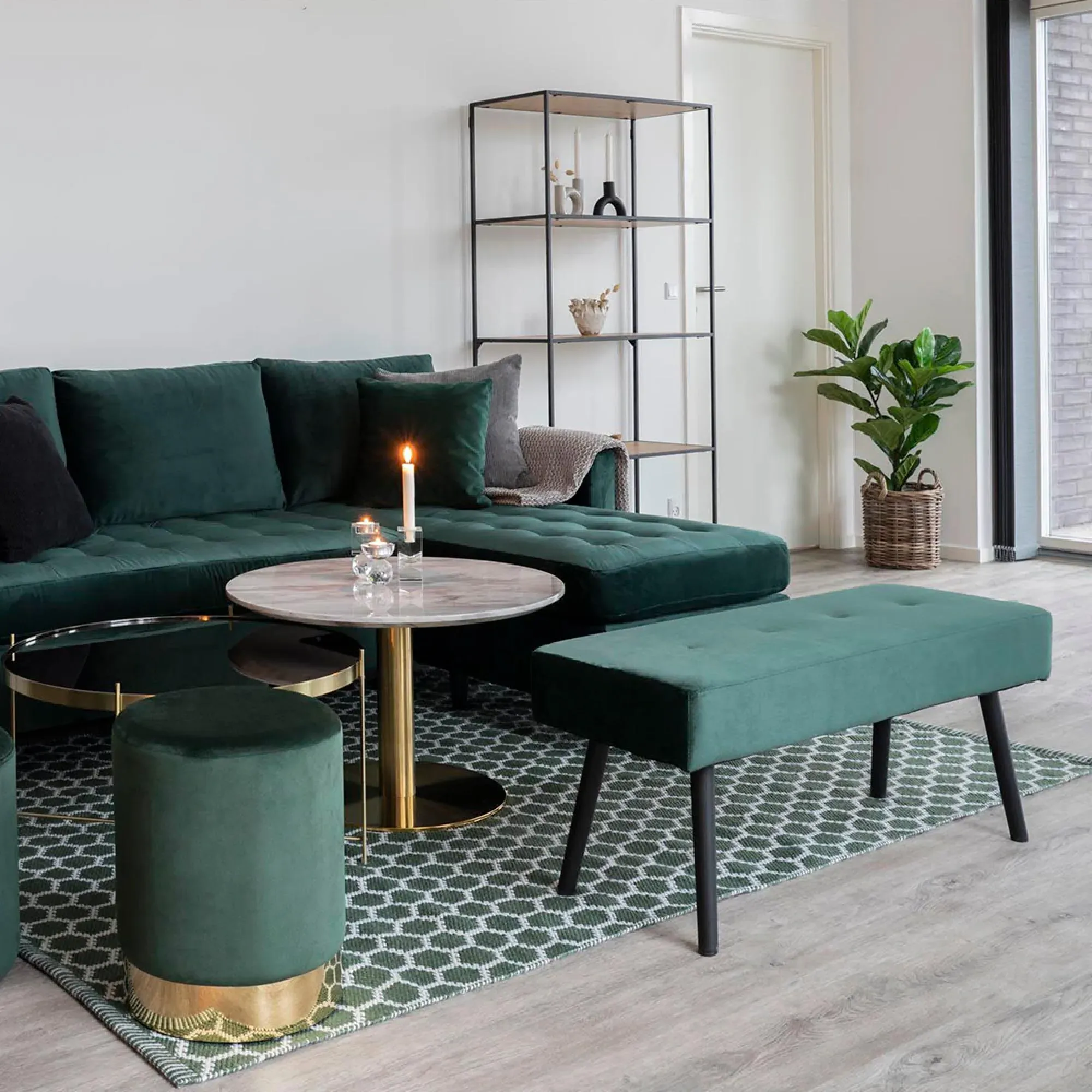 Vita Wide Open Shelving Unit - Natural, Wood