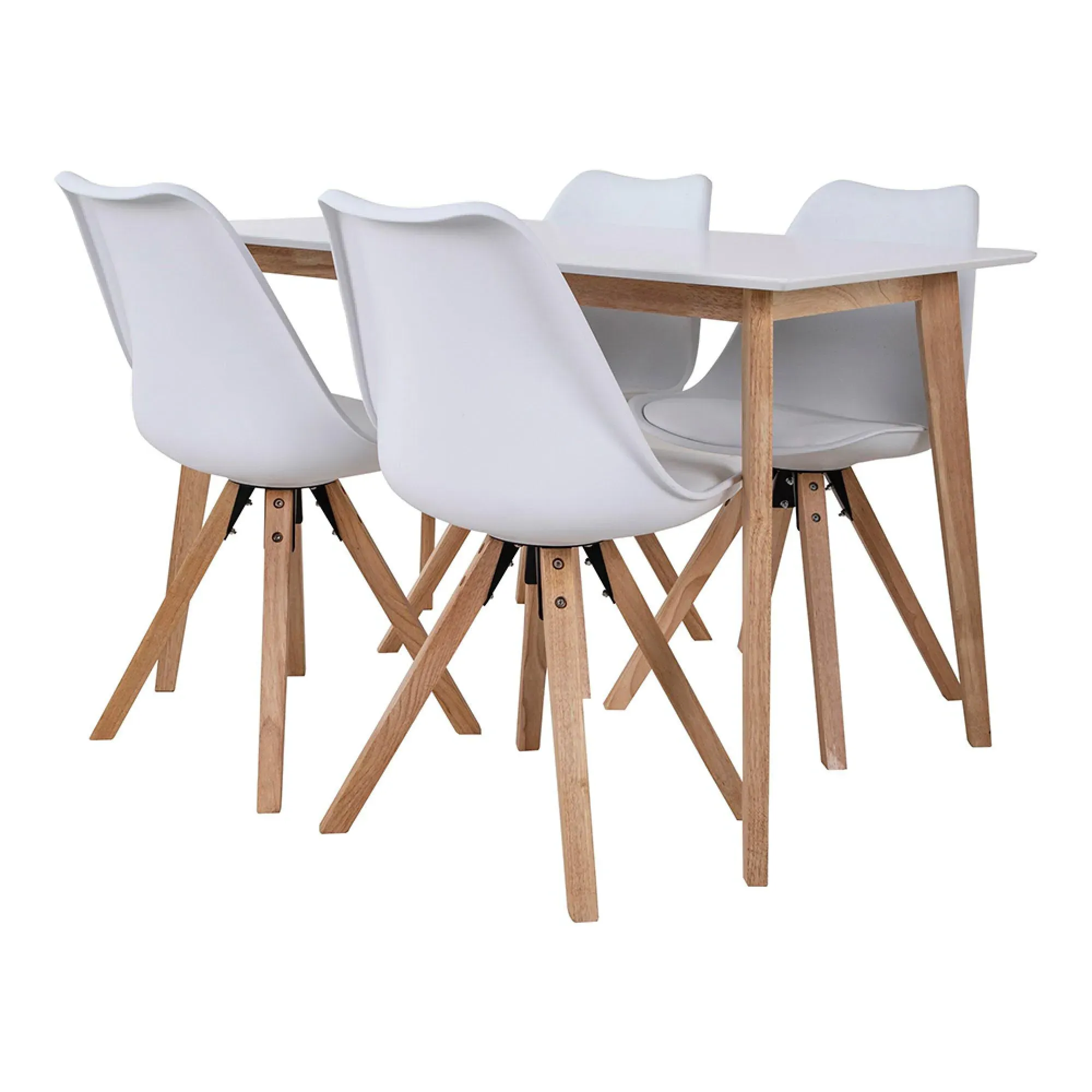 Vojens 4-Seater Dining Table - White
