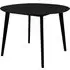 Vojens 4-Seater Round Dining Table - Black