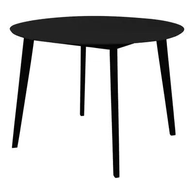 Vojens 4-Seater Round Dining Table - Black image