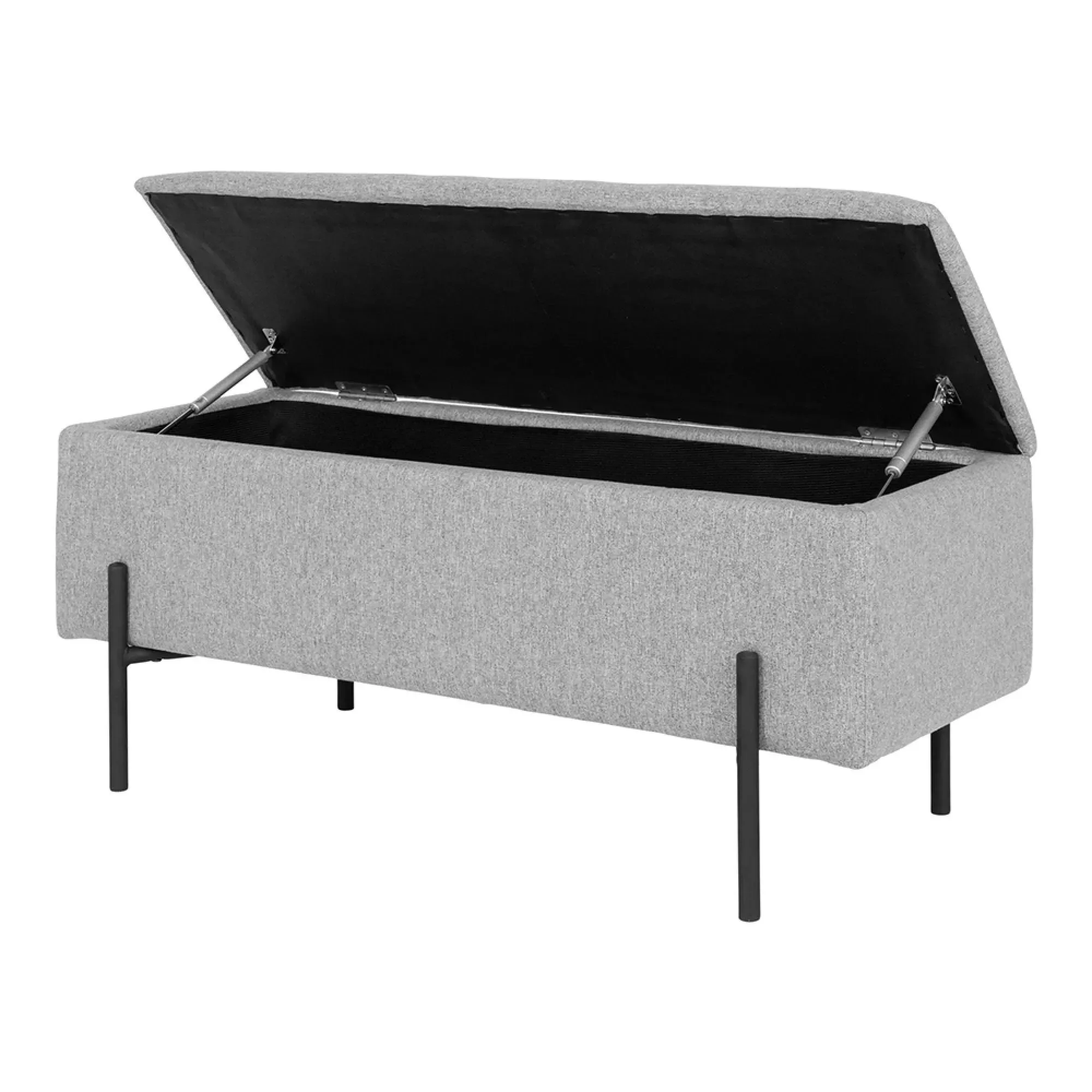 Watford Storage Bench with Storage - Light Grey