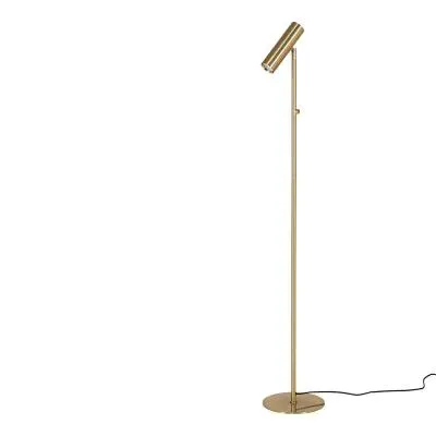 Yacolt Floor Lamp - Brass, Metal