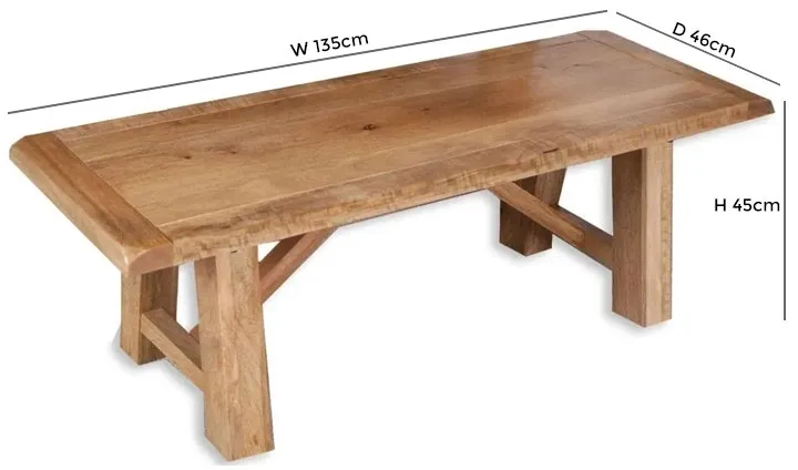 Bombay 135cm Bench - Mango Wood