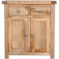 Bombay 2 Door Hall Cabinet - Solid Mango Wood