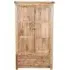 Bombay 2 Door Wardrobe with Drawer - Mango Wood