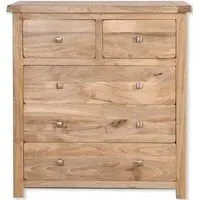 Bombay 5-Drawer Chest - Mango Wood