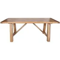Bombay 6-Seater Dining Table - Mango Wood
