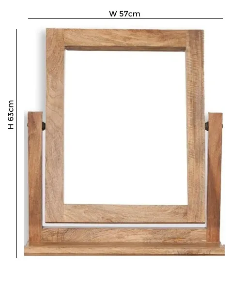 Bombay Dressing Mirror - Mango Wood