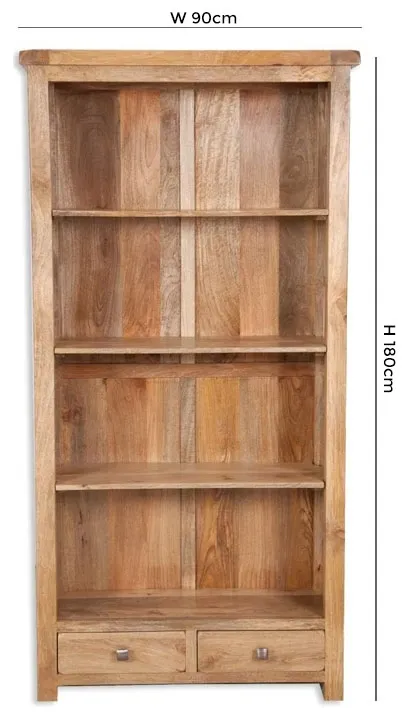 Bombay Large Bookcase - Mango Wood