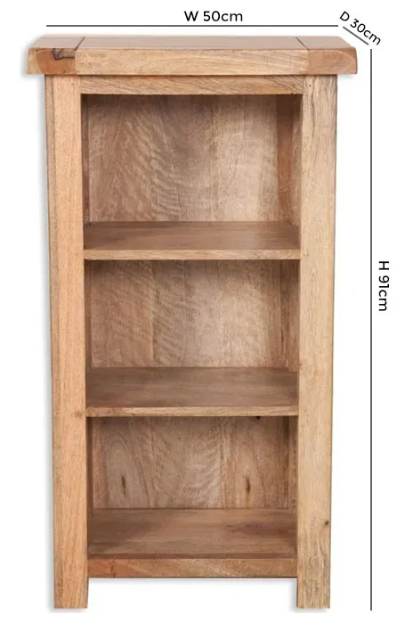 Bombay Small Bookcase - Mango Wood