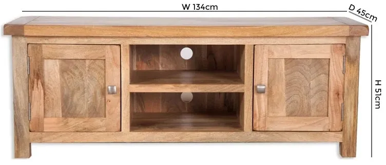 Bombay TV Unit - Mango Wood
