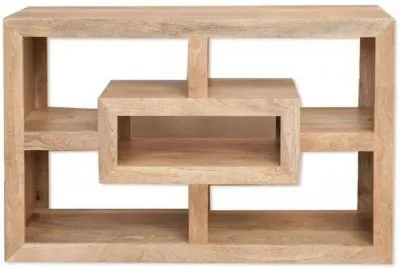 Cuban 105cm TV Cabinet - Natural Mango Wood image