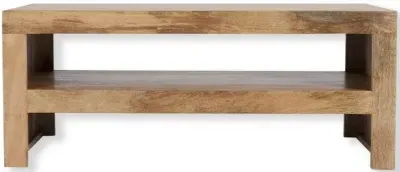 Cuban 110cm TV Unit - Natural Mango Wood image