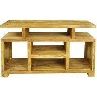 Cuban 118cm TV Unit - Light Mango Wood