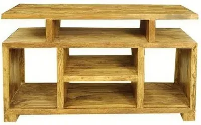 Cuban 118cm TV Unit - Light Mango Wood image