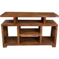Cuban 118cm TV Unit - Sheesham Wood