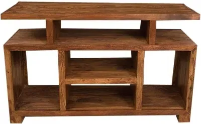 Cuban 118cm TV Unit - Sheesham Wood