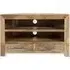 Cuban Corner TV Cabinet - Natural, Mango Wood