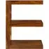Cuban E-Shape Shelving Unit - Sheesham Wood