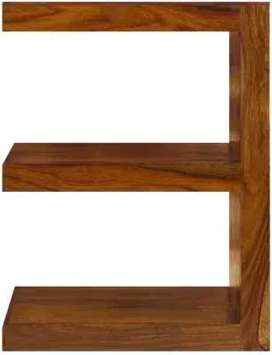 Cuban E-Shape Shelving Unit - Sheesham Wood