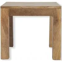 Cuban Lamp Table - Natural, Mango Wood