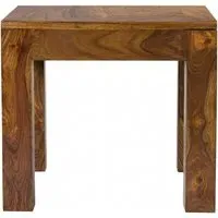 Cuban Lamp Table - Sheesham Wood