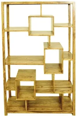 Cuban Large Bookcase - Light Mango Wood image