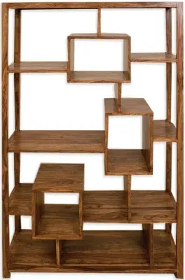 Cuban Large Bookcase - Sheesham Wood
