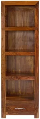 Cuban Narrow Bookcase - Sheesham Wood