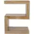 Cuban S-Shape Shelving Unit - Mango Wood