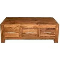 Cuban Storage Coffee Table - Sheesham Wood