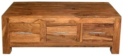 Cuban Storage Coffee Table - Sheesham Wood