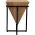 Industrial Large Triangular Side Table