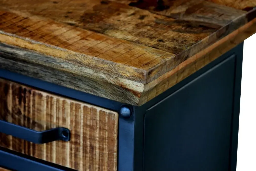 Metro 1 Door Side Table - Distressed