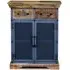 Metro Industrial 2 Door Hall Cabinet - Distressed Wood