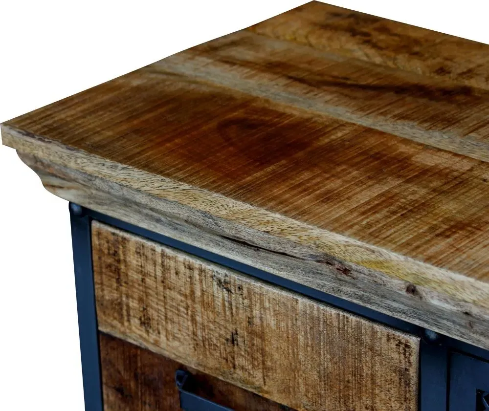 Metro Industrial Small Sideboard - Distressed