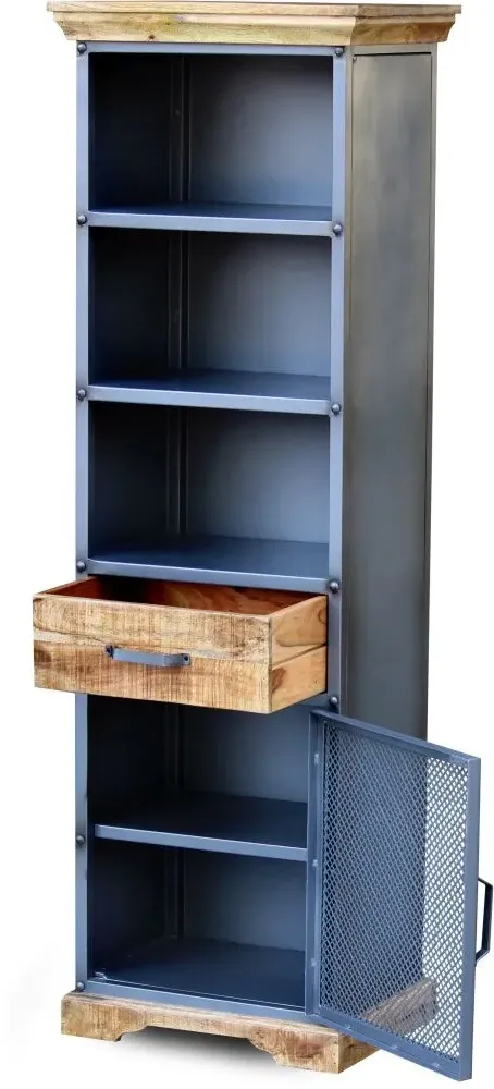 Metro Narrow Bookcase - Distressed