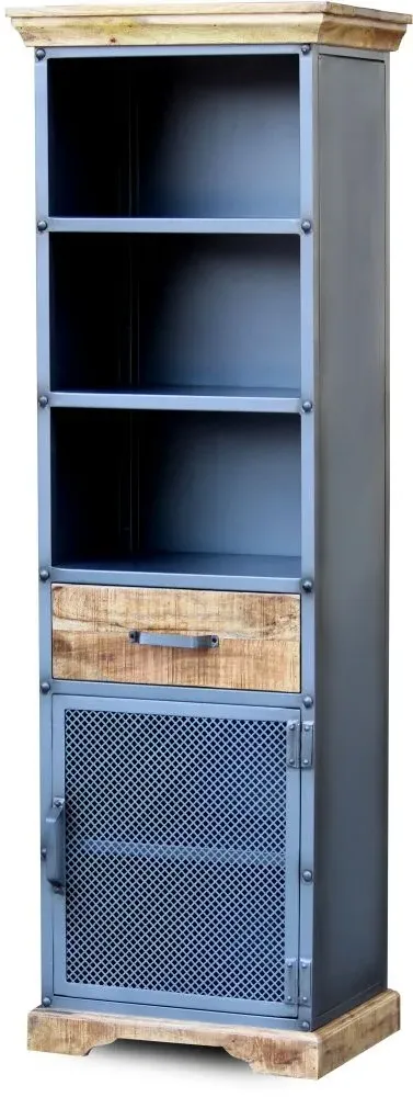 Metro Narrow Bookcase - Distressed