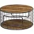 Metro Round Coffee Table - Distressed