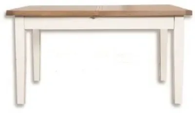 Perth 110cm Coffee Table - White, Wood